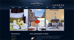 Desktop Screenshot of hotel-lebensquelle.de