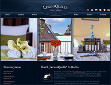 Tablet Screenshot of hotel-lebensquelle.de